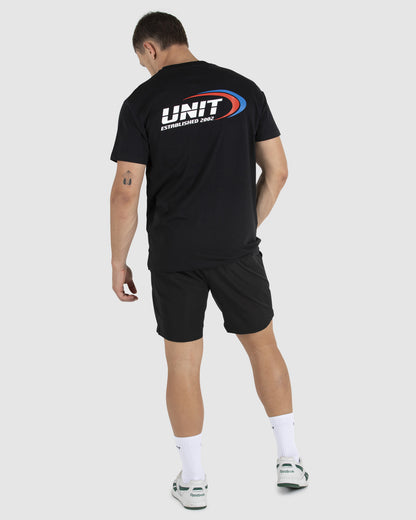 UNIT Mens Tee - Comet - Black