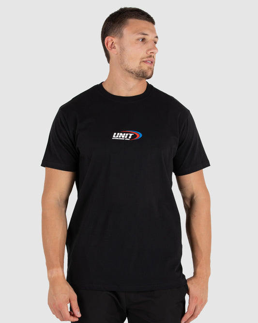 UNIT Mens Tee - Comet - Black