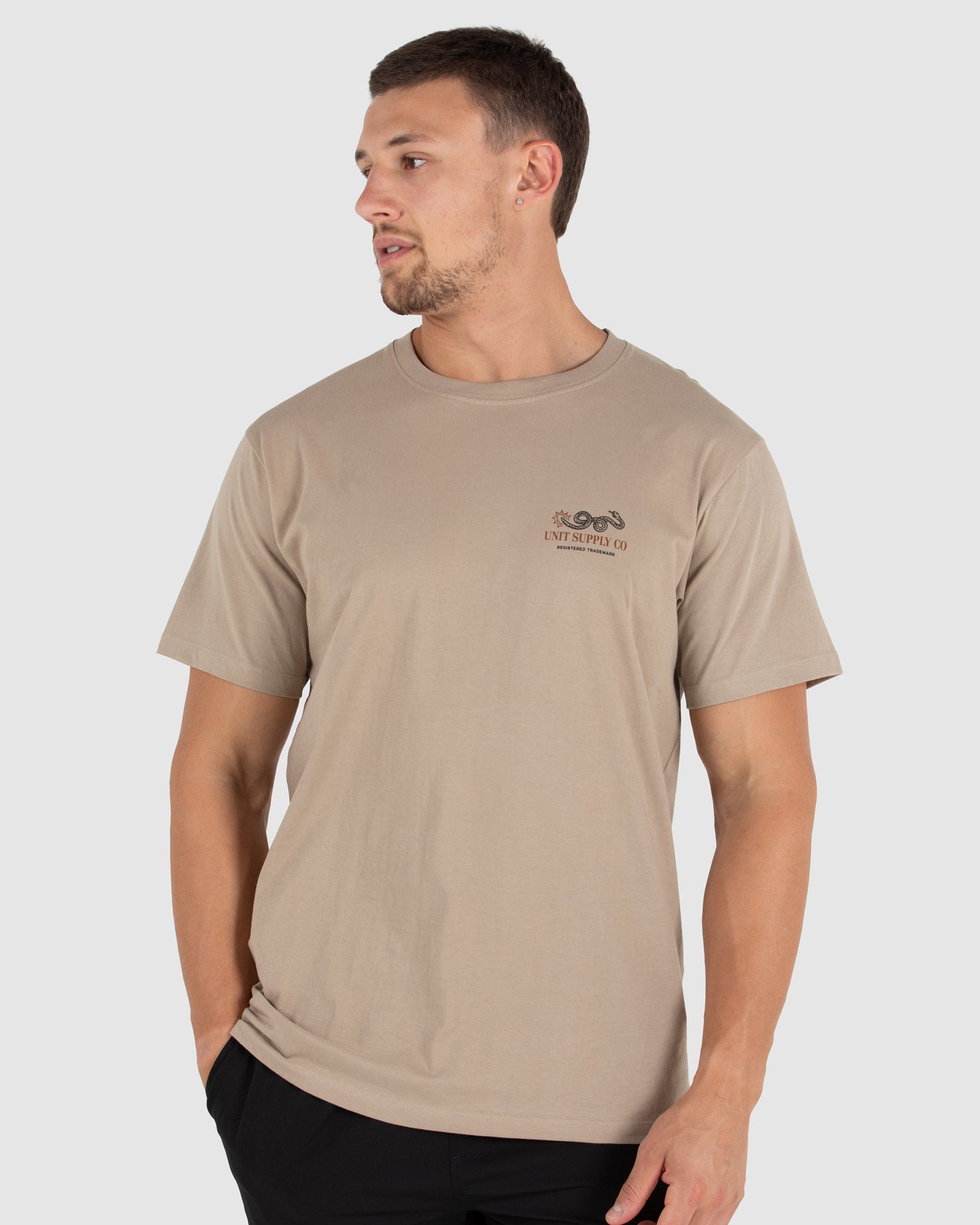 UNIT Mens Tee - Strive - Tan
