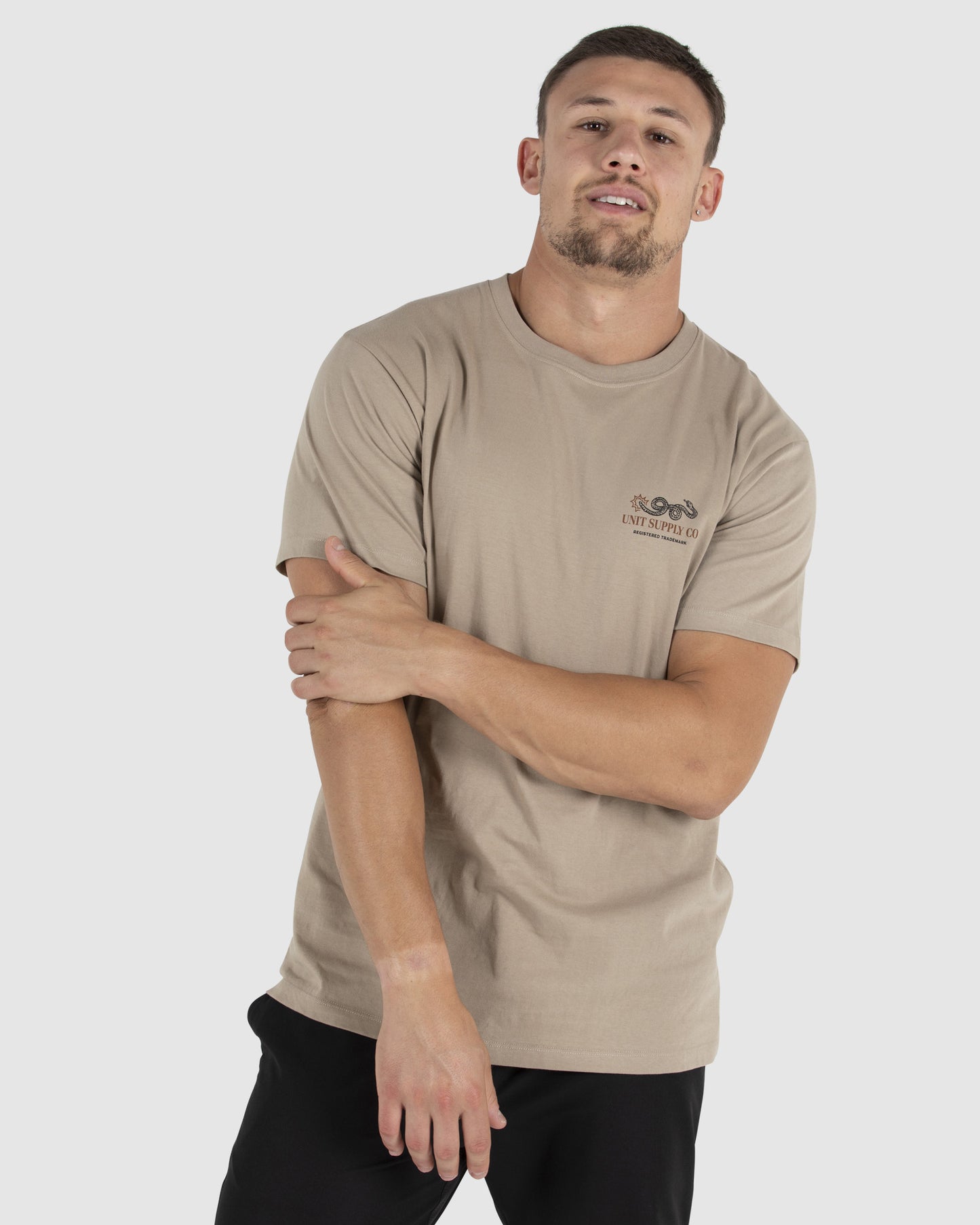 UNIT Mens Tee - Strive - Tan