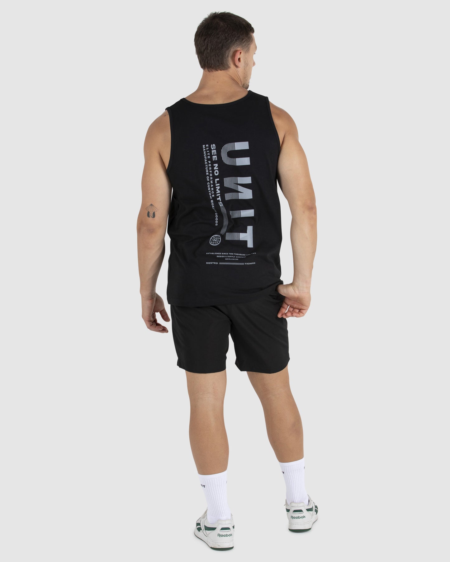 UNIT Mens Singlet - Industry - Black