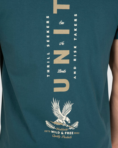 Mens T-Shirt - Striker - Dark Teal