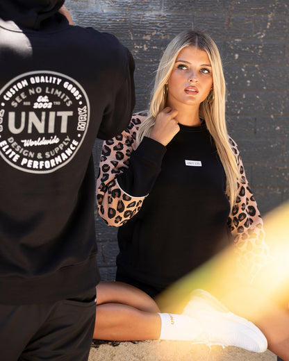 Ladies Fleece - Crew - Hunter