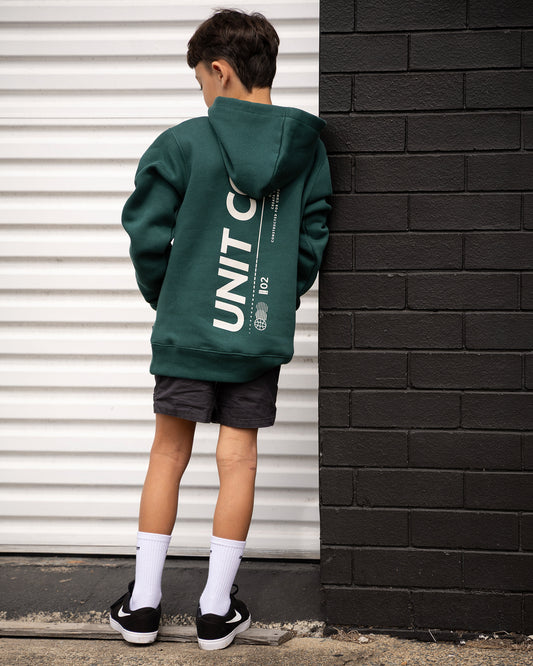 Coretex - Youth Hoodie - Forest Green