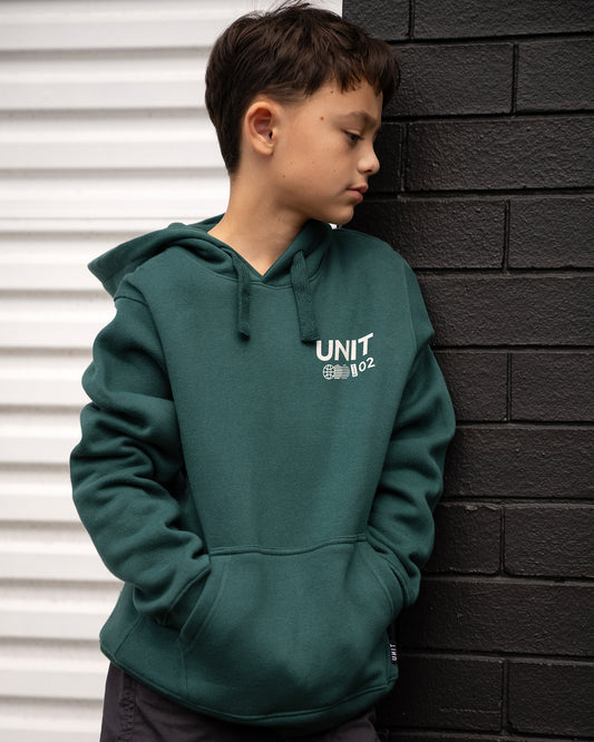 Coretex - Youth Hoodie - Forest Green