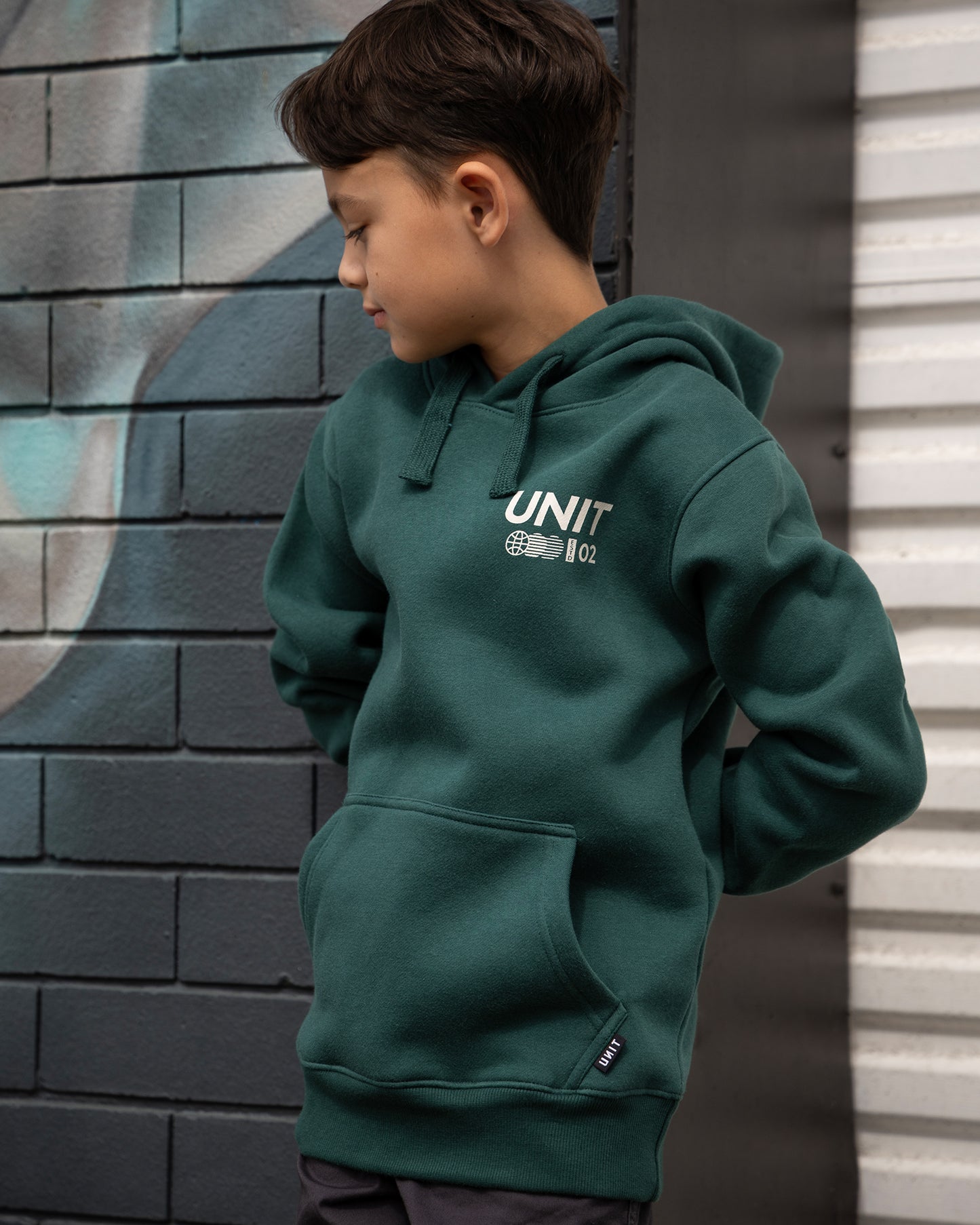 Coretex - Youth Hoodie - Forest Green