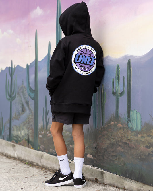 Orbit - Youth Fleece Hoodie - Black