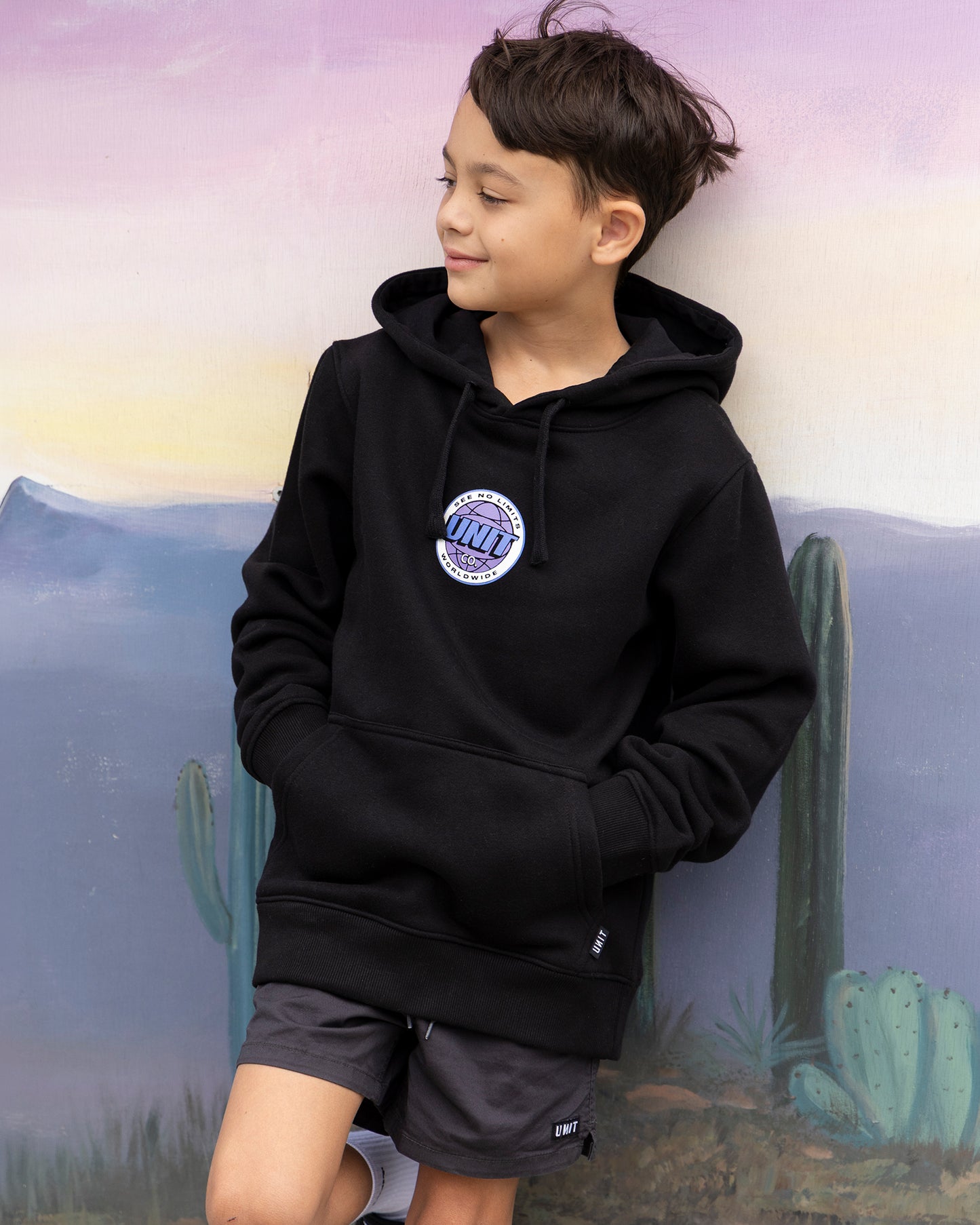 Orbit - Youth Fleece Hoodie - Black
