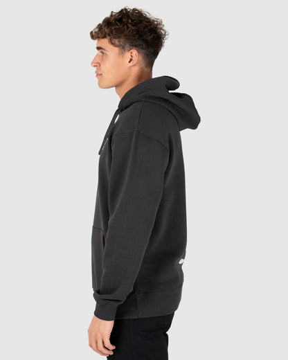 Coretex - Mens Fleece Hoodie - Washed Black