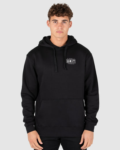 Index - Mens Fleece Hoodie - Black