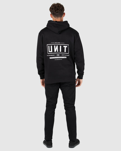 Index - Mens Fleece Hoodie - Black