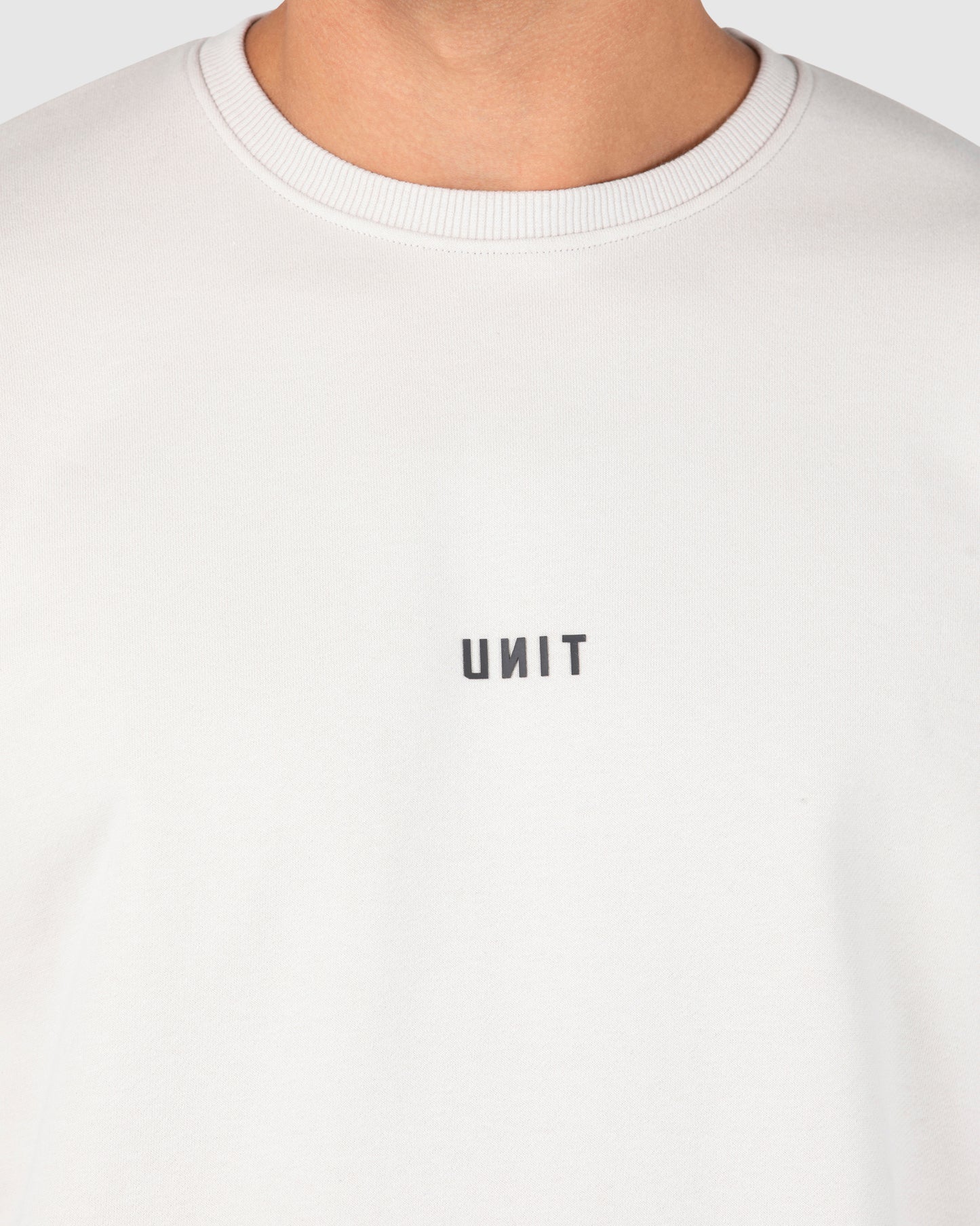 Unisex Fleece Crew - Central - Off White