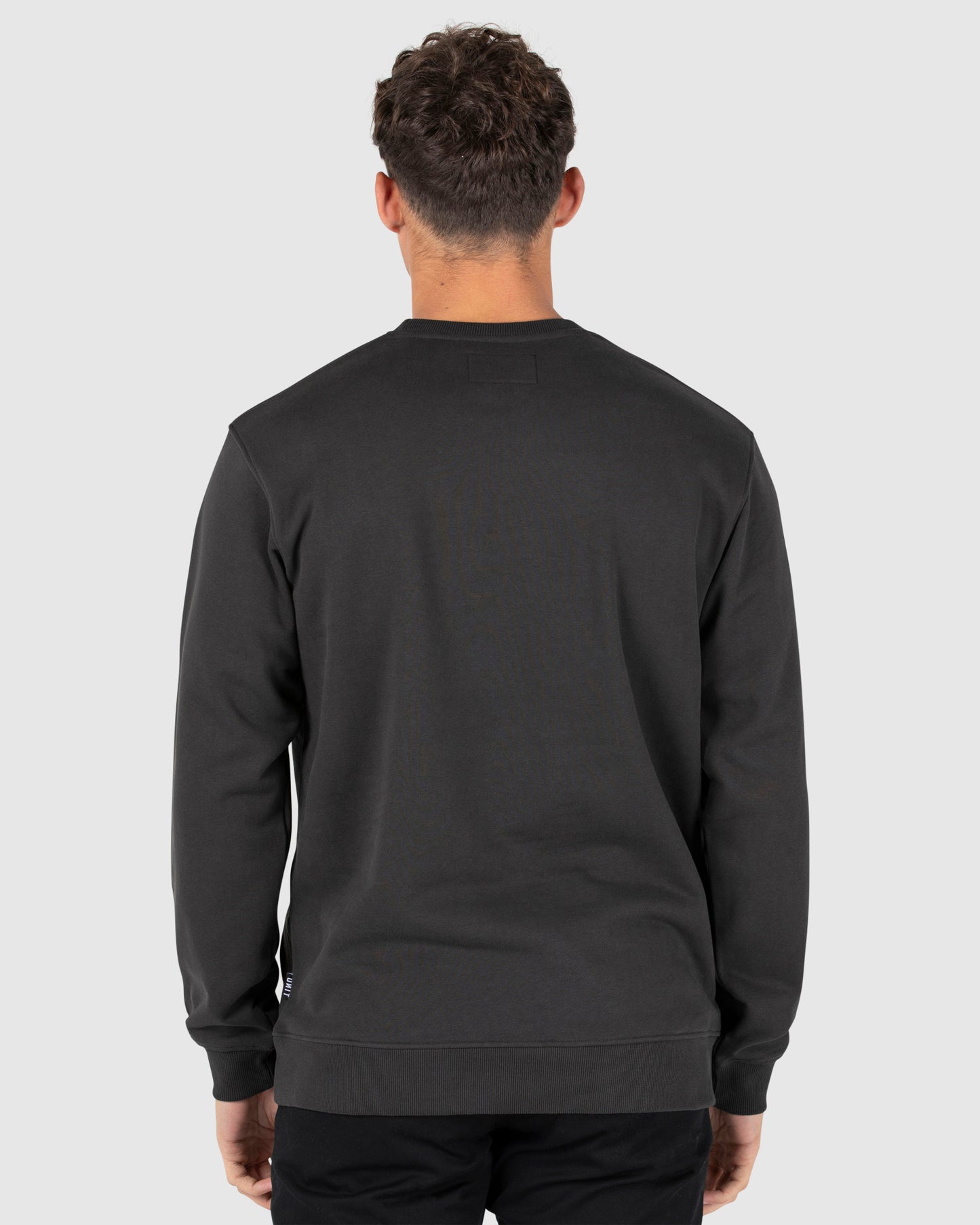 Unisex Fleece Crew - Central - Washed Black