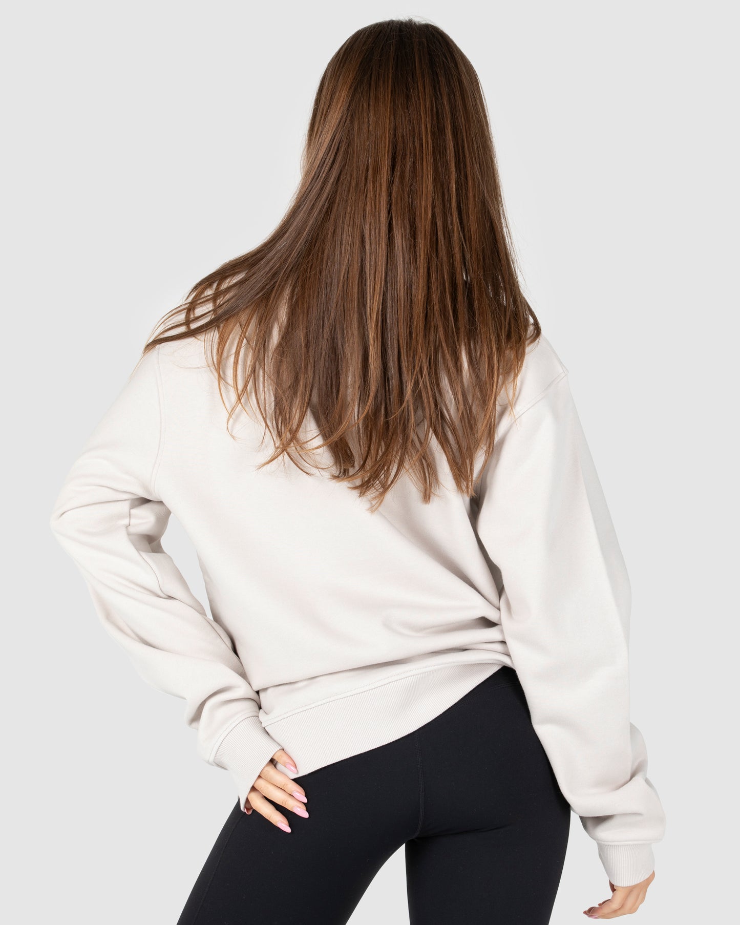 Unisex Fleece Crew - Central - Off White