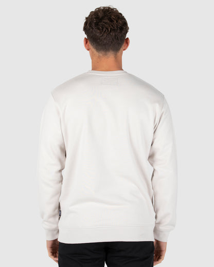 Unisex Fleece Crew - Central - Off White