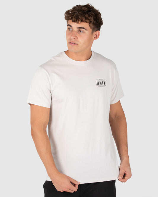 UNIT Mens Tee - Index - Off White