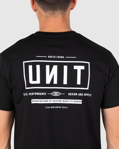 UNIT Mens Tee - Index - Black