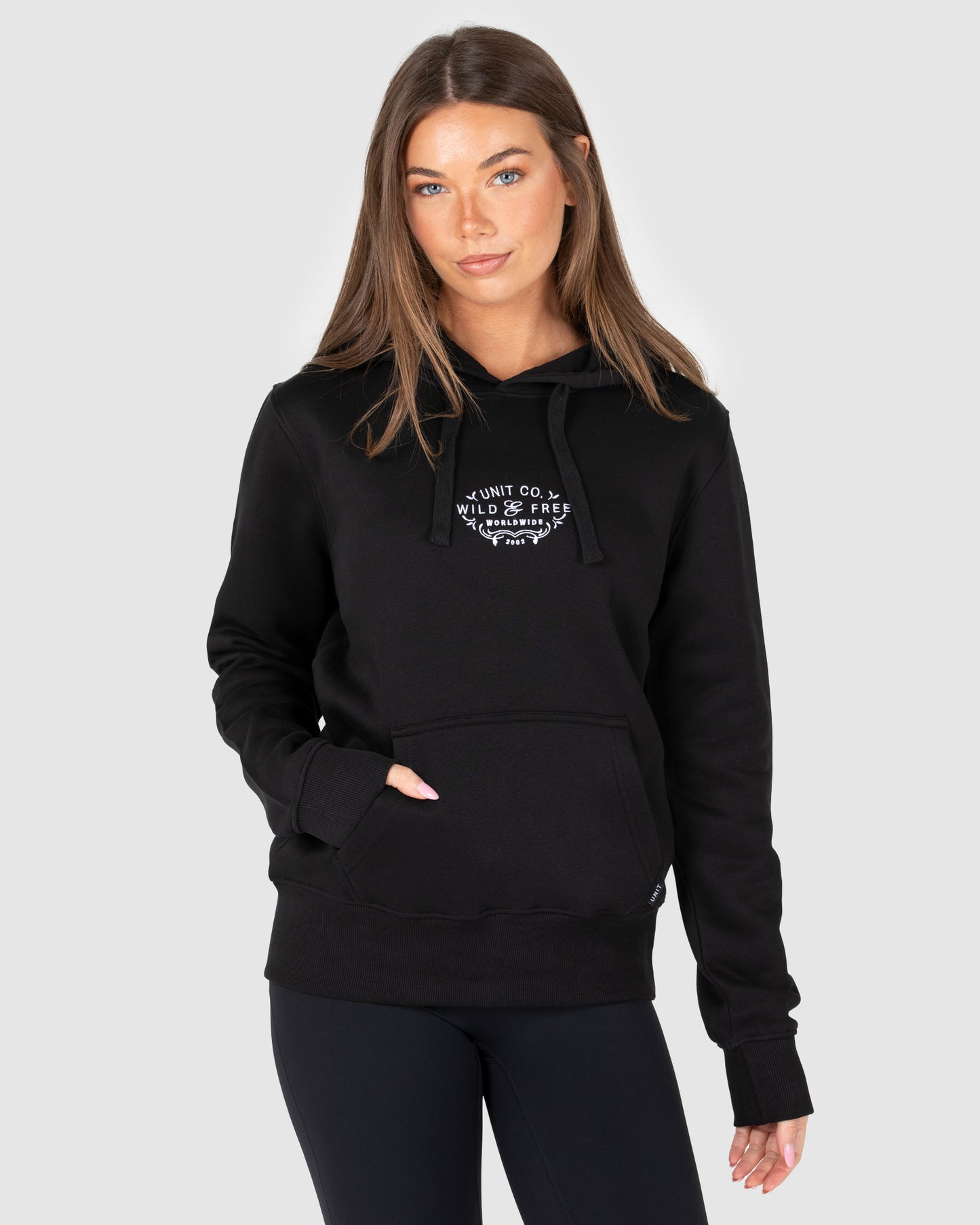 Highland - Ladies Pullover Hoodie - Black