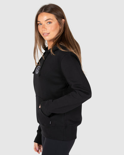 Highland - Ladies Pullover Hoodie - Black