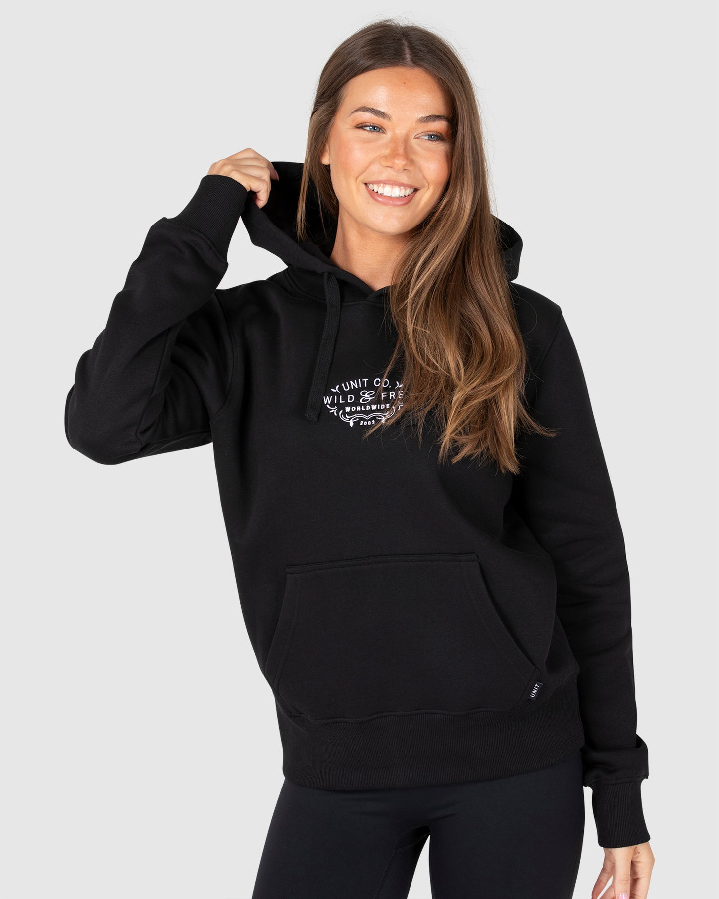 Highland - Ladies Pullover Hoodie - Black