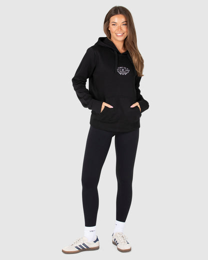 Highland - Ladies Pullover Hoodie - Black