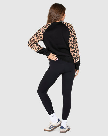 Ladies Fleece - Crew - Hunter