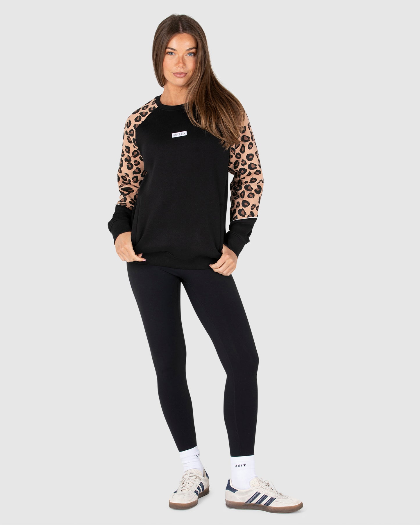 Ladies Fleece - Crew - Hunter