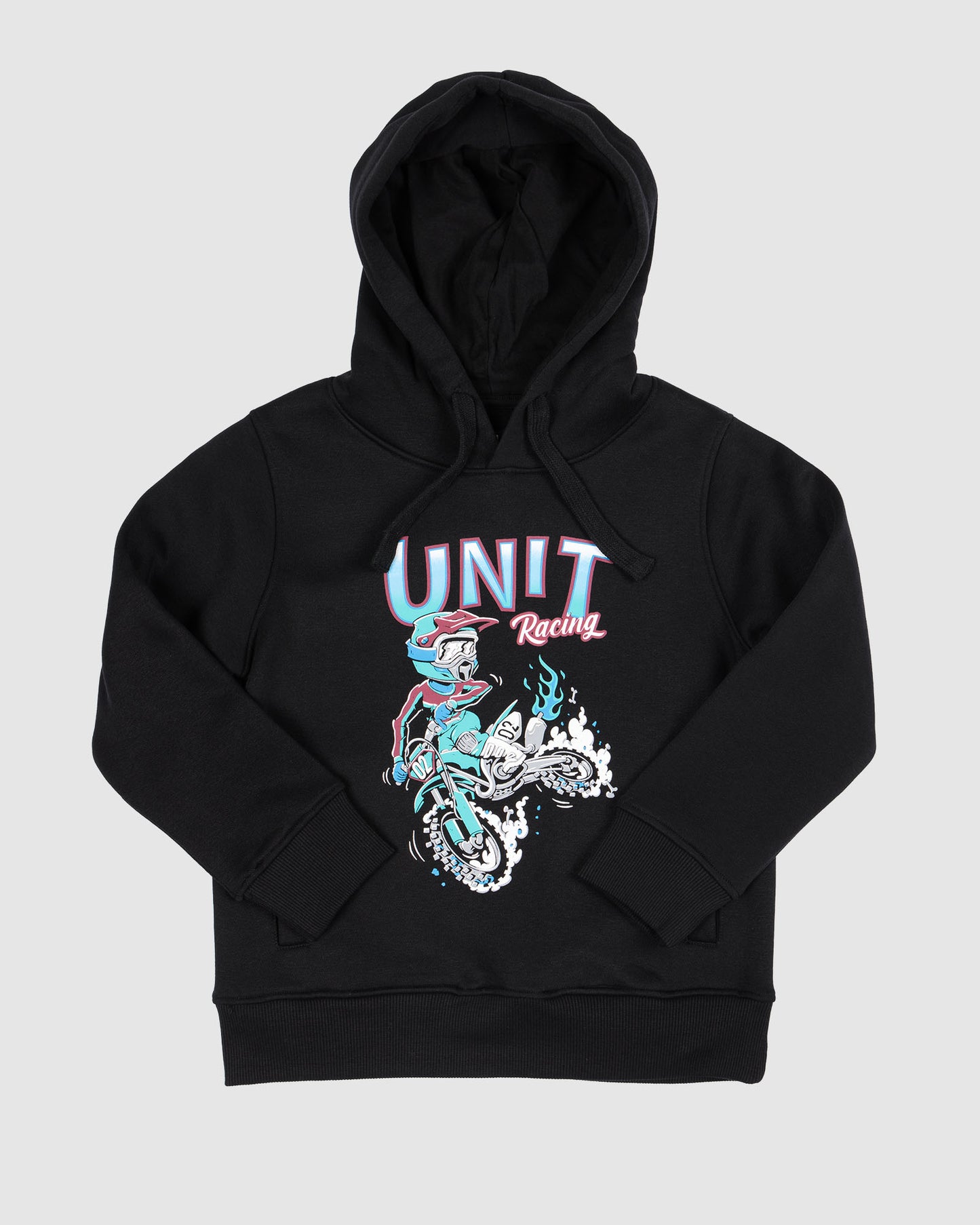 Throttle - Kids Pullover Hoodie - Black