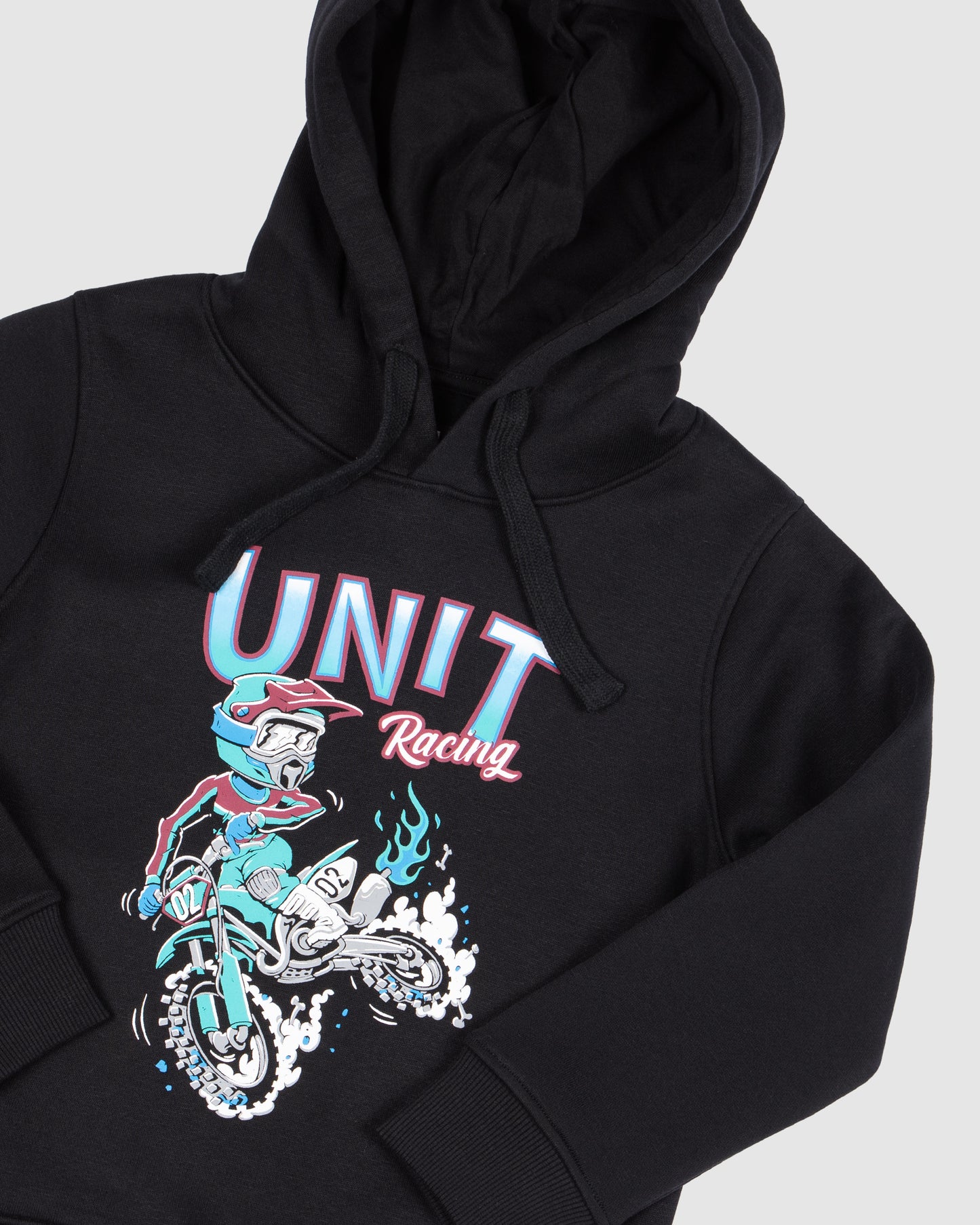 Throttle - Kids Pullover Hoodie - Black