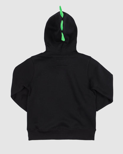 Rex - Kids Pullover Hoodie - Black