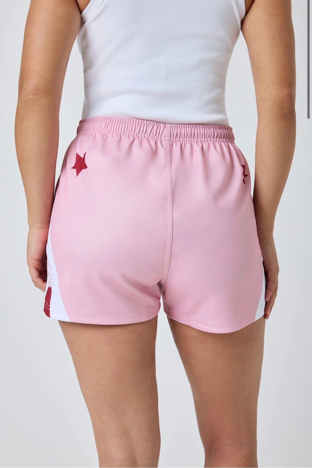 Since 2012 Ringers Footy Shorts - Pink