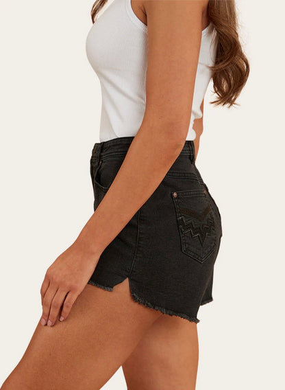 Gracie Womens Denim Short - Black