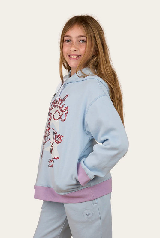 Stardust Girls Oversized Hoodie - Barely Blue