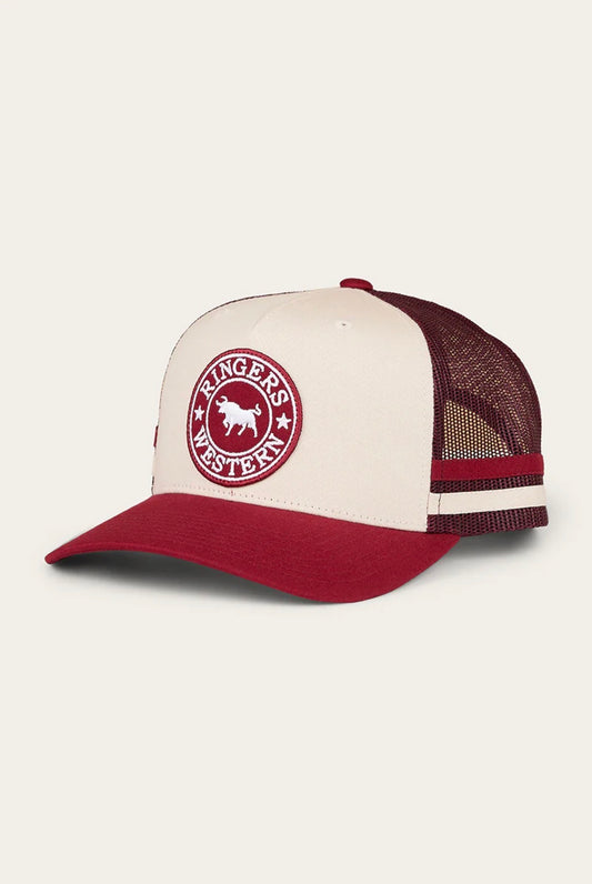 Mccoy Trucker Cap - Origin - Maroon/Off White