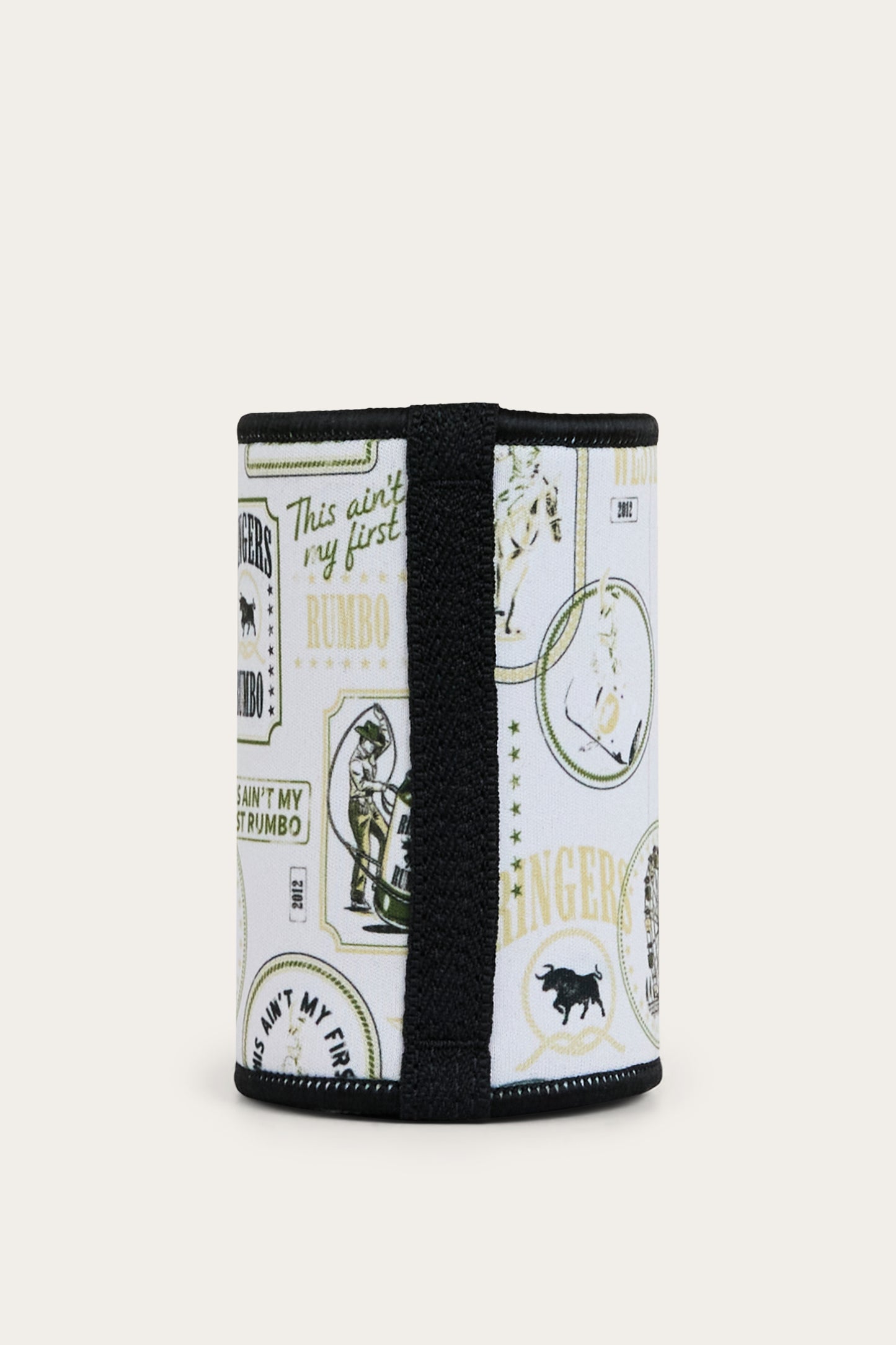 Aint My First Stubby Cooler - Off White/Black