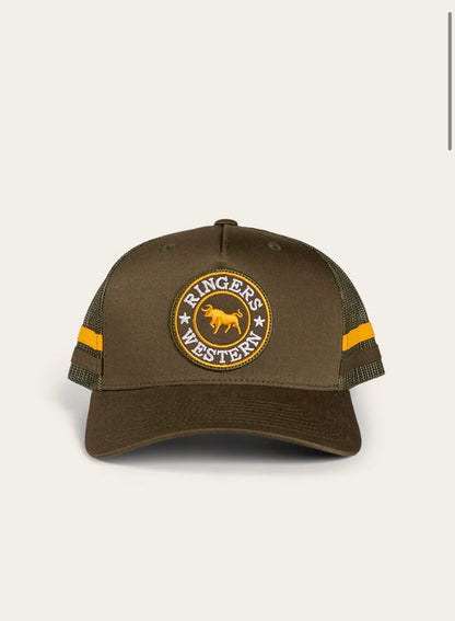 McCoy Trucker Cap - Army/Orange
