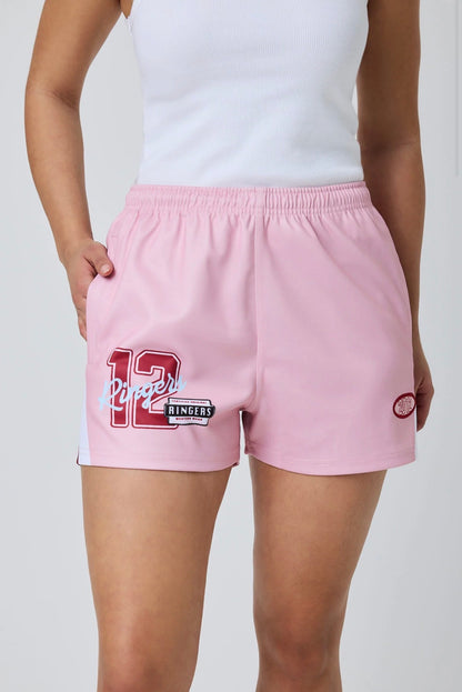 Since 2012 Ringers Footy Shorts - Pink