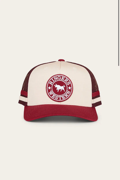 Mccoy Trucker Cap - Origin - Maroon/Off White