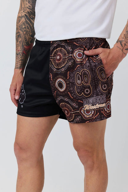 Ringers Garbala Footy Shorts - Multi