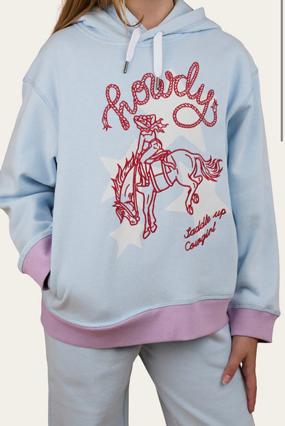 Stardust Girls Oversized Hoodie - Barely Blue