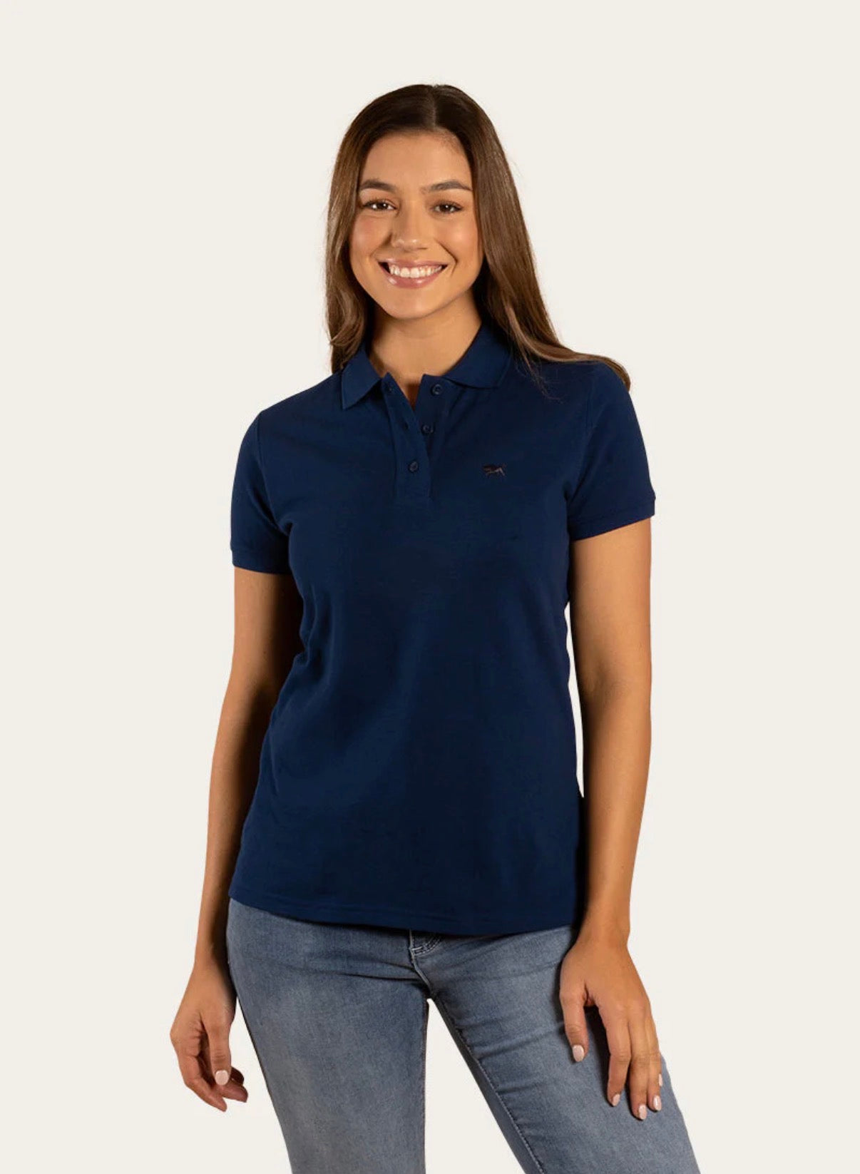 Essential Womens Polo - Navy