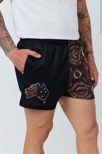 Ringers Garbala Footy Shorts - Multi