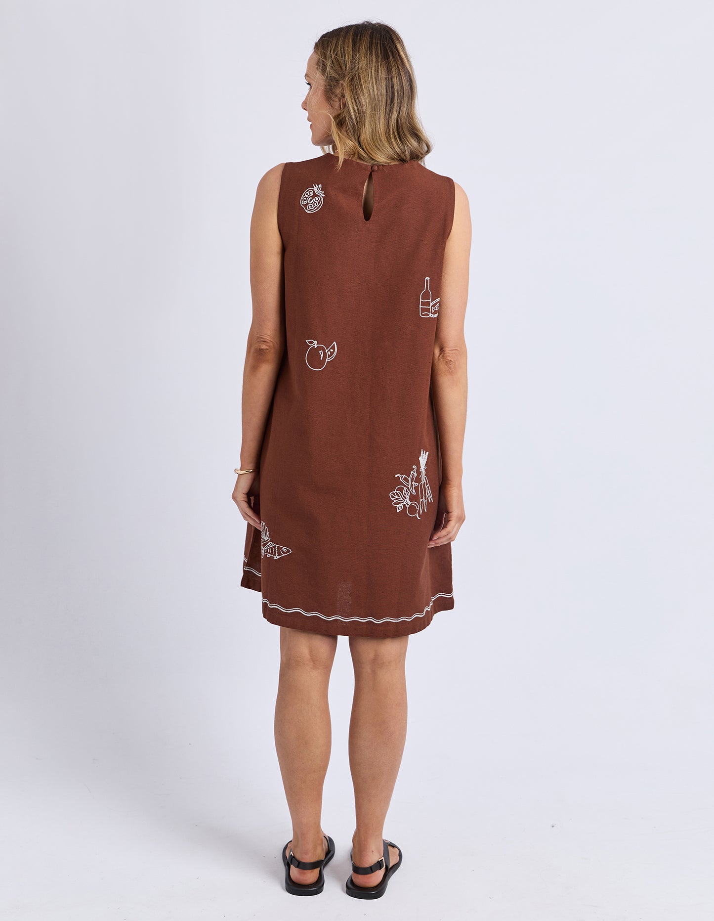 Foxwood Paradise Dress - Chocolate