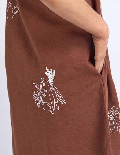 Foxwood Paradise Dress - Chocolate