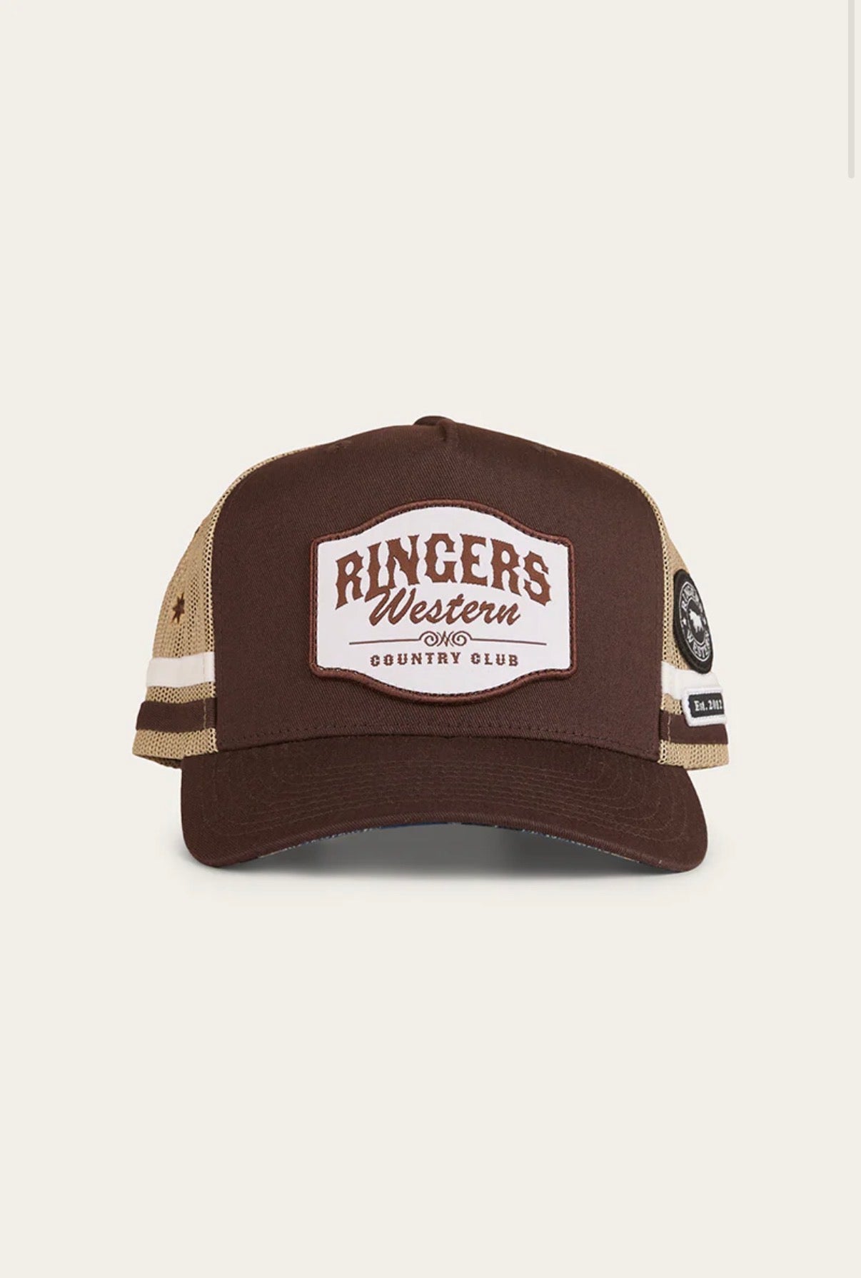 Country Club Deep Fit Trucker Cap - Saddle Brown