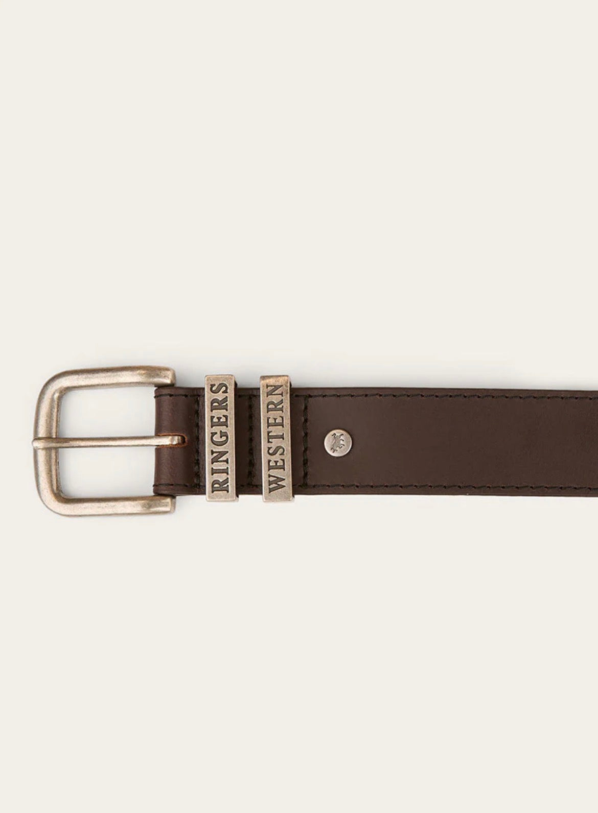 James Belt - Dark Brown/Silver