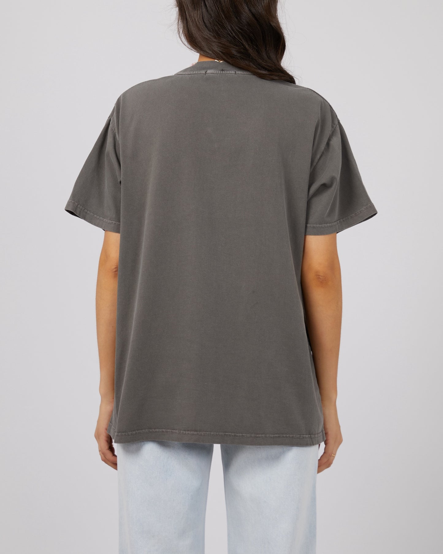 Sky Dance Oversized Tee - Charcoal