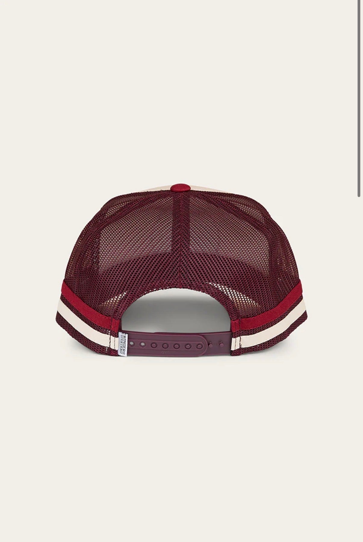 Mccoy Trucker Cap - Origin - Maroon/Off White