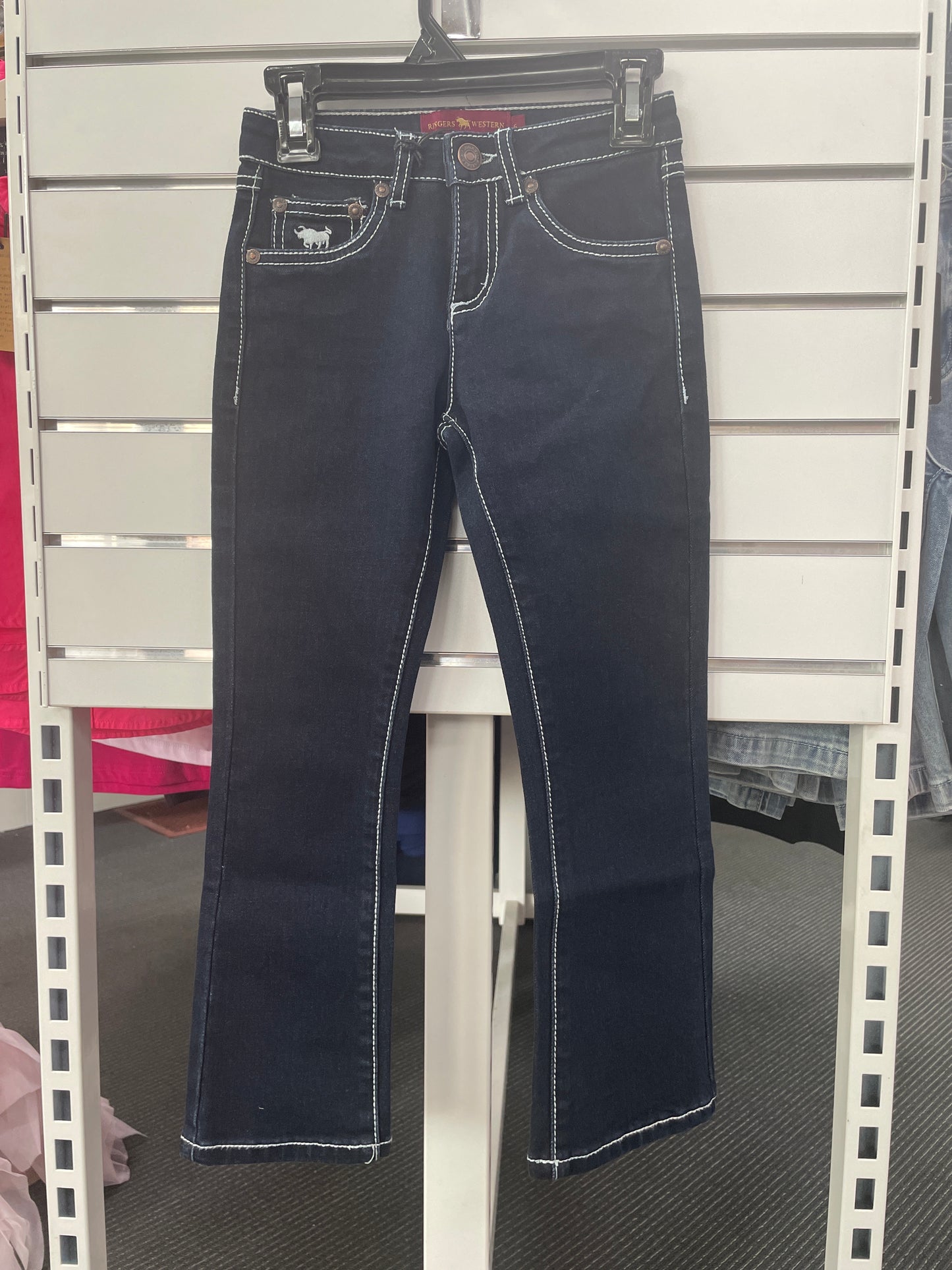 Joey Kids Cowgirl Jeans - Dark Blue