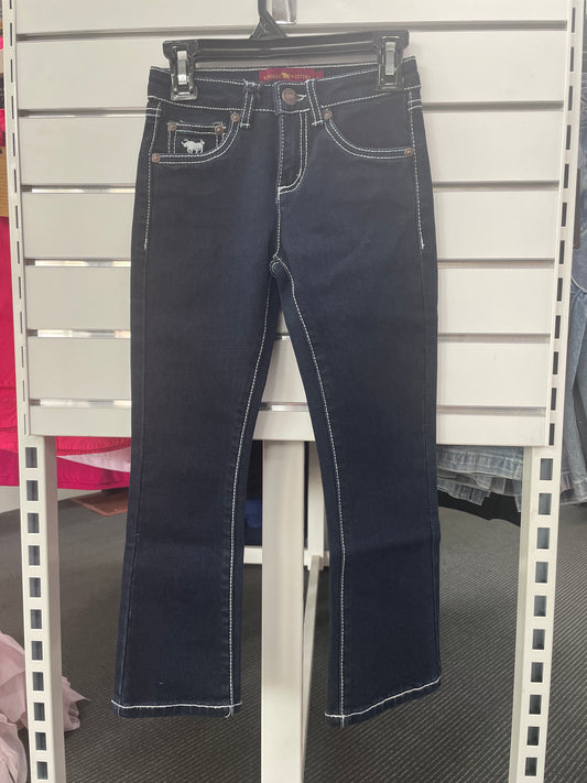 Joey Kids Cowgirl Jeans - Dark Blue